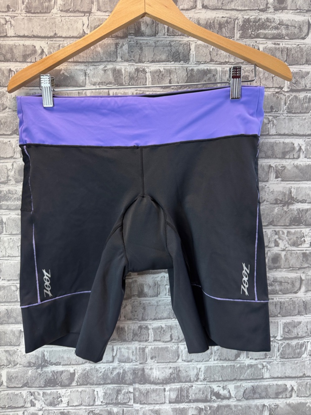 NWT Zoot Black Shorts‎ with Purple Waistband